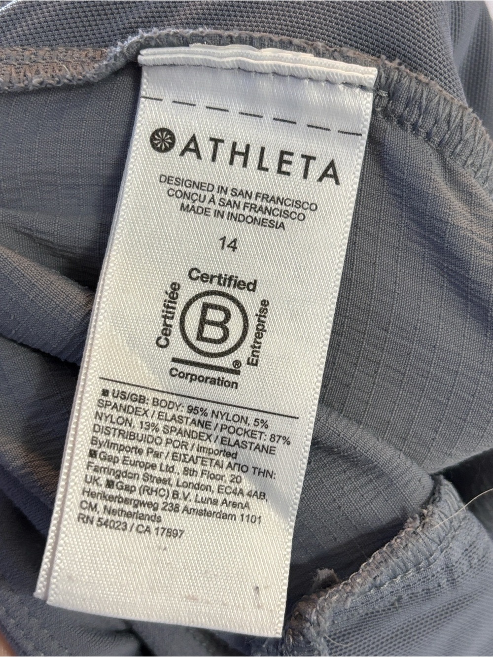 Athleta Trekkie North High Rise Jogger Gray Size 14 | outdoor | athleisure | - Picture 9 of 9